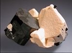 Schorl on Orthoclase - not for sale